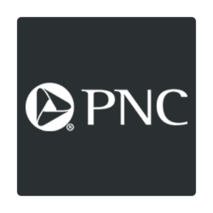 Image result for pnc bank logo black and white"